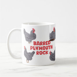 Barred Plymouth Rock Chickens Kaffeetasse