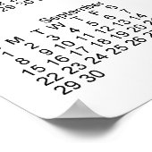 Barred Rock Chicken Wall Jährlich Kalender 2013 Poster (Ecke)