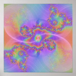 Barred Spiral (12" x 12") Art Print Poster