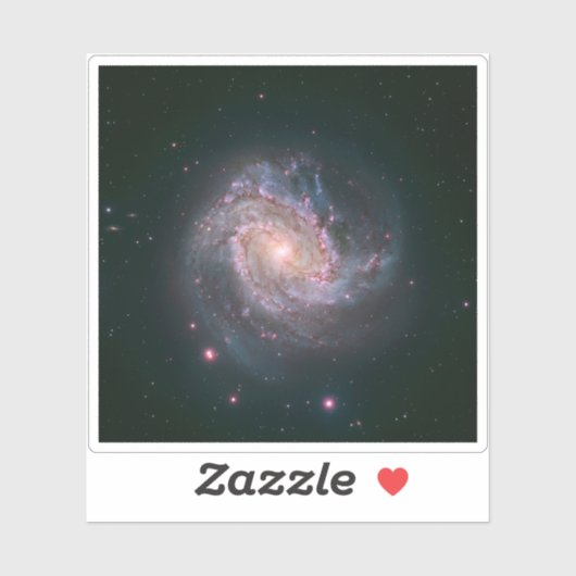 Barred Spiral Galaxy Messier 83.2 Aufkleber (Blatt)