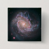 Barred Spiral Galaxy Messier 83.2 Button (Vorderseite)
