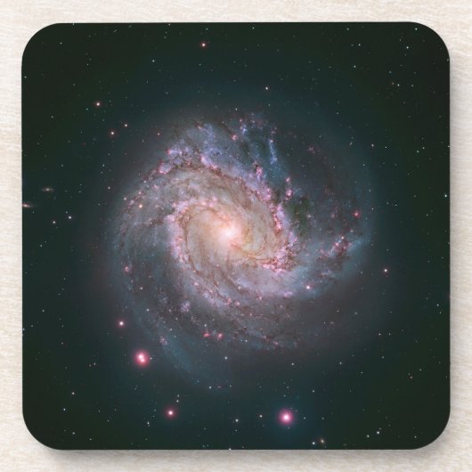 Barred Spiral Galaxy Messier 83.2 Getränkeuntersetzer (Vorderseite)