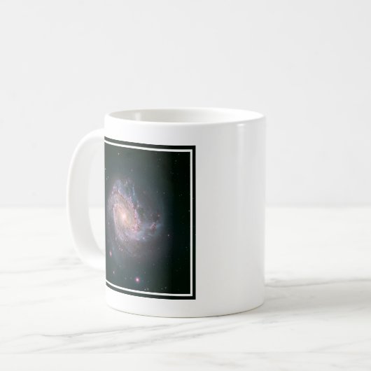 Barred Spiral Galaxy Messier 83.2 Kaffeetasse (Vorderseite Links)