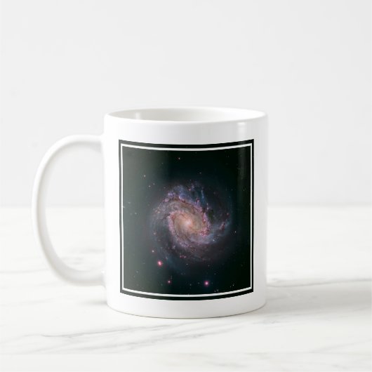 Barred Spiral Galaxy Messier 83.2 Kaffeetasse (Links)
