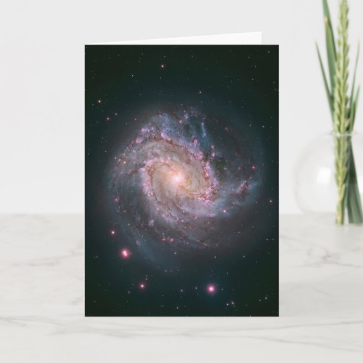 Barred Spiral Galaxy Messier 83.2 Karte (Vorderseite)