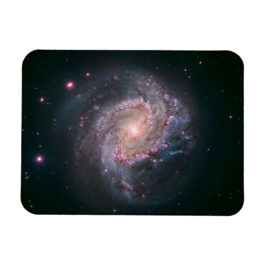 Barred Spiral Galaxy Messier 83.2 Magnet (Horizontal)