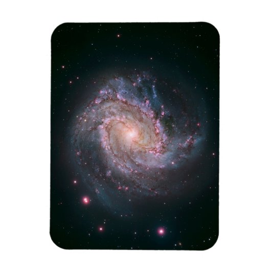 Barred Spiral Galaxy Messier 83.2 Magnet (Vertikal)