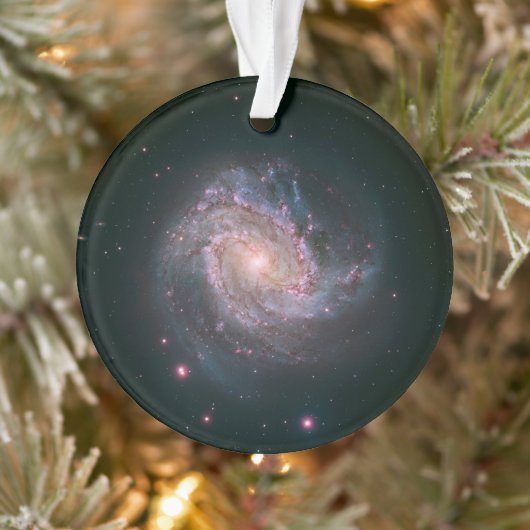 Barred Spiral Galaxy Messier 83.2 Ornament (Baum)