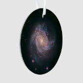 Barred Spiral Galaxy Messier 83.2 Ornament (Vorderseite)