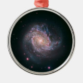Barred Spiral Galaxy Messier 83.2 Ornament Aus Metall (Vorne)