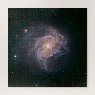 Barred Spiral Galaxy Messier 83.2 Puzzle