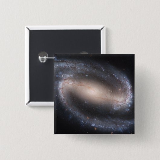 Barred Spiral Galaxy NGC 1300 Button (Vorne & Hinten)
