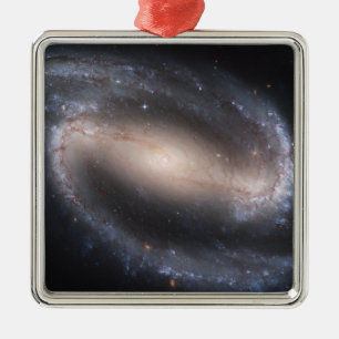 Barred Spiral Galaxy NGC 1300 Ornament Aus Metall