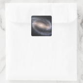 Barred Spiral Galaxy NGC 1300 Quadratischer Aufkleber (Tasche)