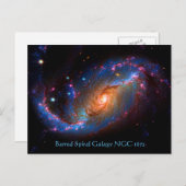 Barred Spiral Galaxy NGC 1672 Postkarte (Vorne/Hinten)