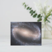 Barred Spiral Galaxy Postkarte (Stehend Vorderseite)