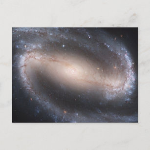 Barred Spiral Galaxy Postkarte