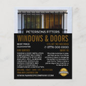 Barred Window, Window & Door Fitter Company Flyer (Vorne)