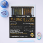 Barred Window, Window & Door Fitter Company Flyer (Einzeln)