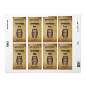 Barrel Beer Label (Vorne)