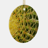 Barrel Cactus Closeup Abstrakt Naturefotografie Keramikornament (Rechts)