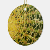 Barrel Cactus Closeup Abstrakt Naturefotografie Keramikornament (Links)
