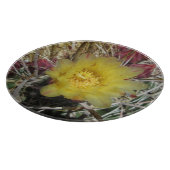 Barrel Cactus Fishaken Yellow Schneidebrett (Ecke)