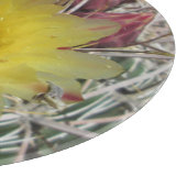 Barrel Cactus Fishaken Yellow Schneidebrett (Ecke)
