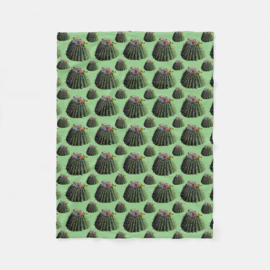 Barrel Cactus Fleece Blanket (Vorderseite)