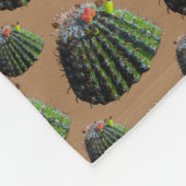 Barrel Cactus Fleece Blanket (Ecke)