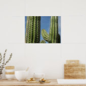 Barrel Cactus I Desert Foto Poster (Küche)