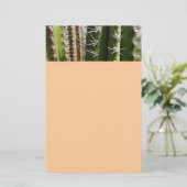 Barrel Cactus II Desert Nature Foto Briefpapier (Stehend Vorderseite)