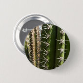 Barrel Cactus II Desert Nature Foto Button (Vorne & Hinten)