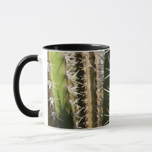 Barrel Cactus II Desert Nature Foto Tasse (Links)