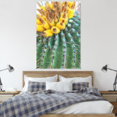 Barrel Cactus Leinwanddruck (Insitu (Schlafzimmer))