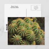Barrel Cactus Postkarte (Vorne/Hinten)