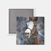 BARREL HORSE MAGNET (Vorderseite/Rückseite)