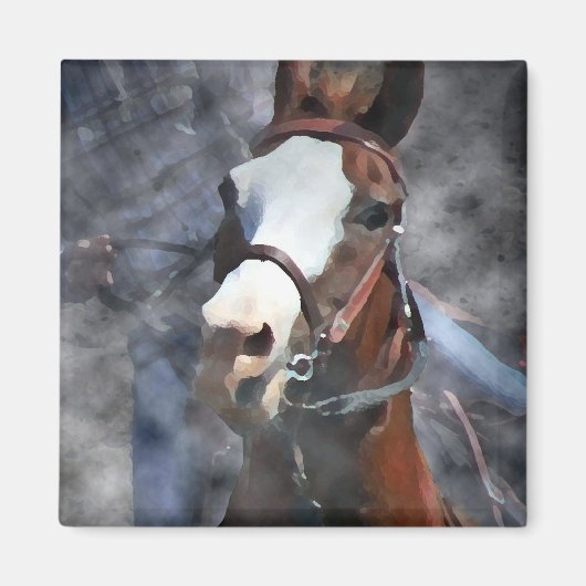 BARREL HORSE MAGNET (Vorne)