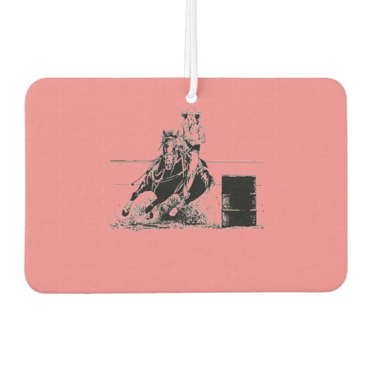 Barrel Racer Autolufterfrischer (Vorderseite)