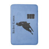 Barrel Racer Badematte (Vorderseite Vertikal)