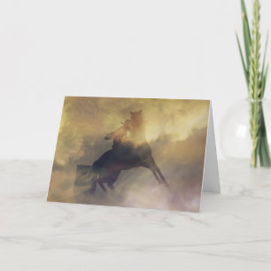 Barrel Racer Birthday Card Karte