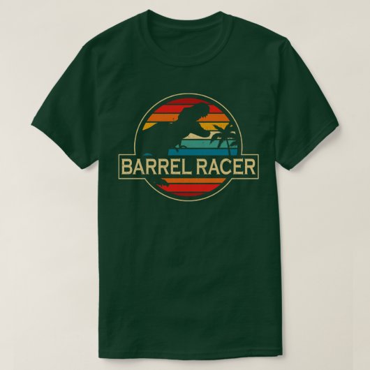 Barrel Racer Dinosaur T-Shirt (Design vorne)