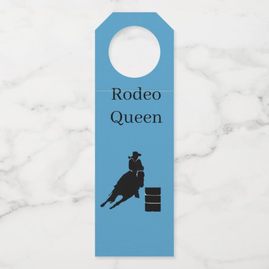 Barrel Racer Flaschenanhänger (Vorderseite)