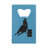 Barrel Racer Geldbeutel Flaschenöffner (Rückseite)
