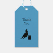 Barrel Racer Geschenkanhänger (Vorderseite)