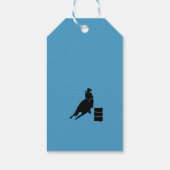 Barrel Racer Geschenkanhänger (Rückseite)