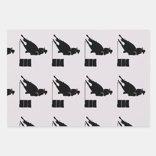 Barrel Racer Geschenkpapier Set (Vorderseite 2)