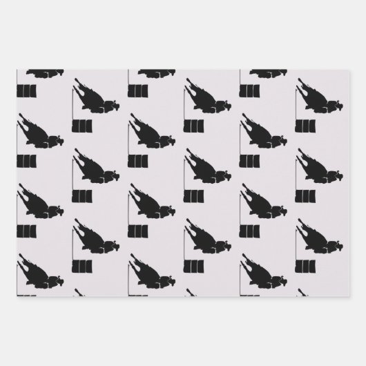 Barrel Racer Geschenkpapier Set (Vorderseite)