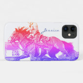 Barrel Racer II (Regenbogen) Case-Mate iPhone Hülle (Rückseite (Horizontal))