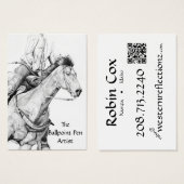 Barrel Racer (illustriert) (Vorne & Hinten)